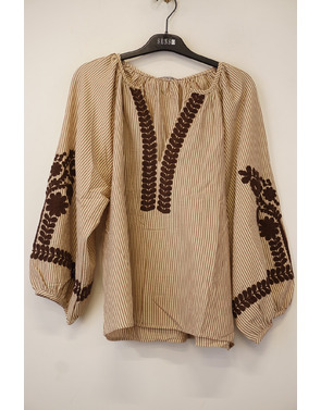 Garde-robe - Blouse - Beige-bruin