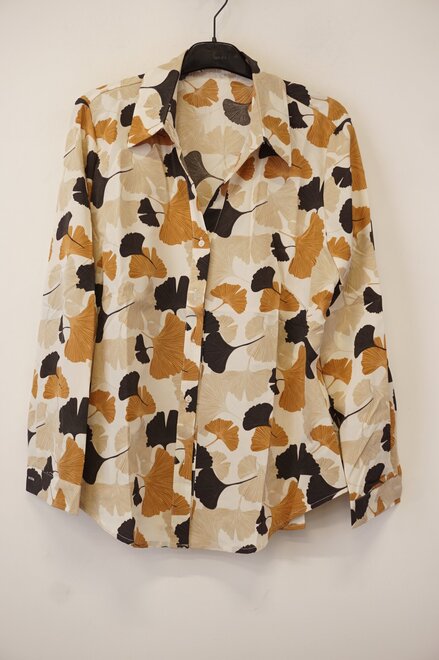 Garde-robe - Blouse - Zwart-beige