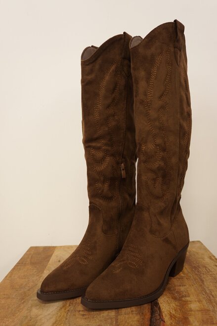 Garde-robe - Lange Laarzen - Bruin