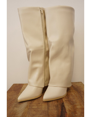 Garde-robe - Lange Laarzen - Beige