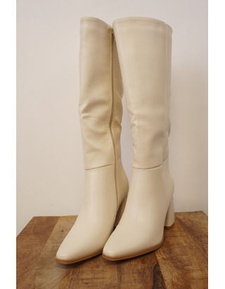 Garde-robe - Lange Laarzen - Beige