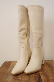 Garde-robe - Lange Laarzen - Beige