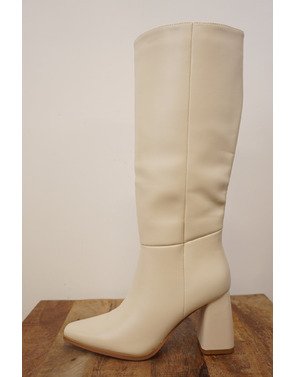Garde-robe - Lange Laarzen - Beige