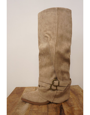 Garde-robe - Lange Laarzen - Beige