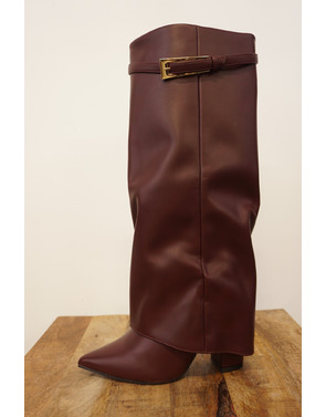 Garde-robe - Lange Laarzen - Bordeaux