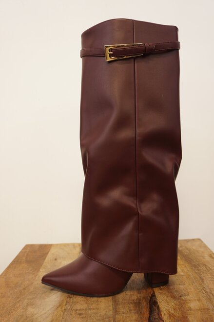 Garde-robe - Lange Laarzen - Bordeaux