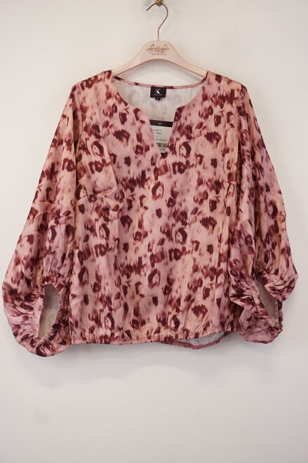 K-design - Blouse - Roze