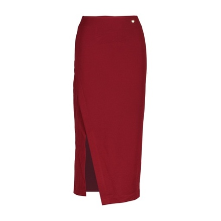 Amelie &amp; Amelie - Halflange Rok - Bordeaux