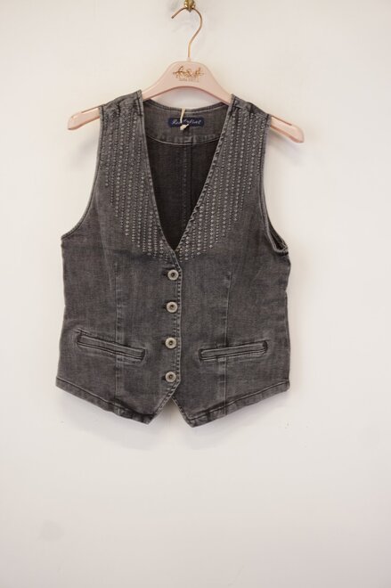 Red Button - Gilet - Grijs