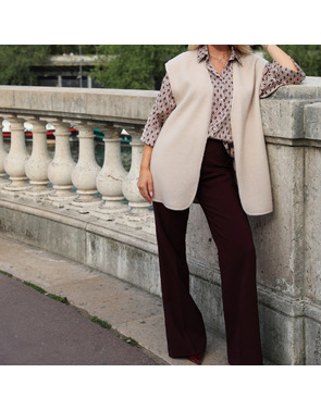 Amelie &amp; Amelie - Gilet - Beige