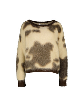 Amelie &amp; Amelie - Pull - Bruin-ecru