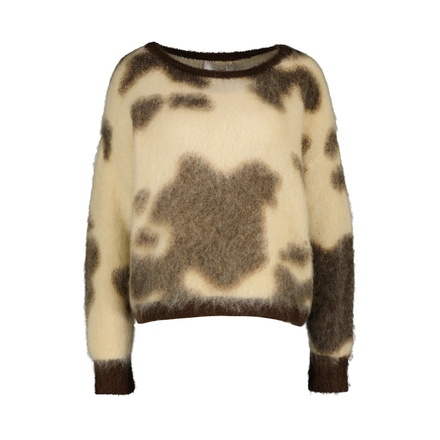Amelie &amp; Amelie - Pull - Bruin-ecru