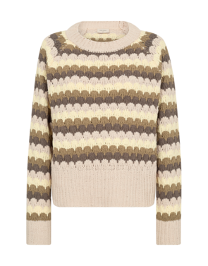 Free/quent - Pull - Beige-bruin