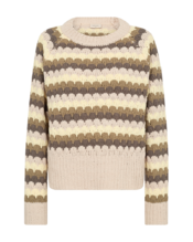 Free/quent - Pull - Beige-bruin