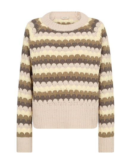 Free/quent - Pull - Beige-bruin