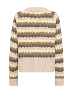 Free/quent - Pull - Beige-bruin