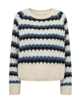 Free/quent - Pull - Blauw-beige