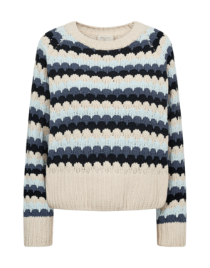Free/quent - Pull - Blauw-beige
