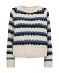 Free/quent - Pull - Blauw-beige