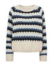 Free/quent - Pull - Blauw-beige