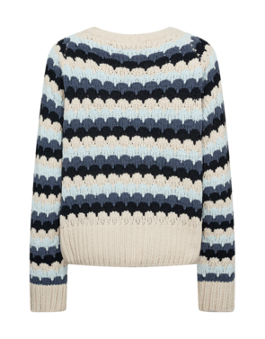 Free/quent - Pull - Blauw-beige