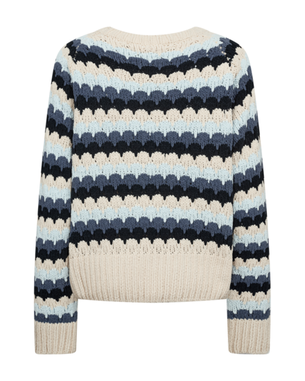 Free/quent - Pull - Blauw-beige