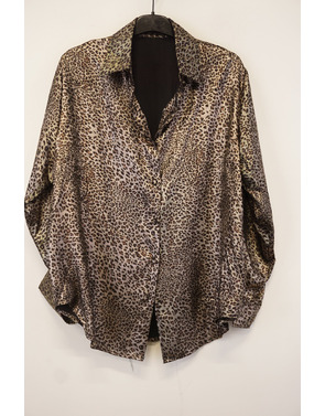 Garde-robe - Blouse - Zwart-beige