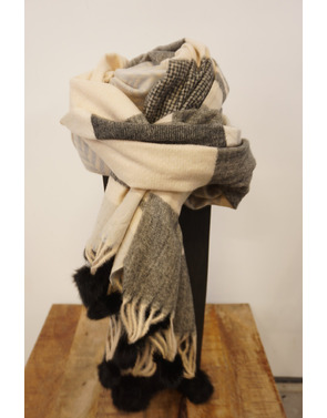 Garde-robe - Sjaals - Grijs-beige