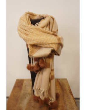Garde-robe - Sjaals - Camel