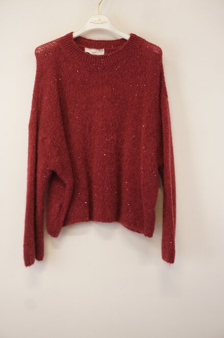 Amelie &amp; Amelie - Pull - Bordeaux