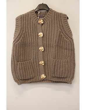 Garde-robe - Gilet - Taupe