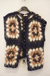 Garde-robe - Gilet - Blauw-roze