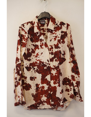 Garde-robe - Blouse - Beige-rood