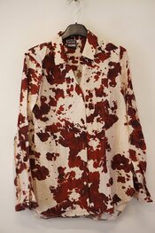Garde-robe - Blouse - Beige-rood