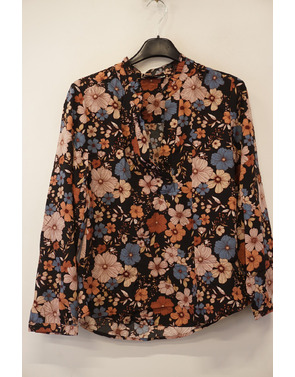 Garde-robe - Blouse - Zwart-roze