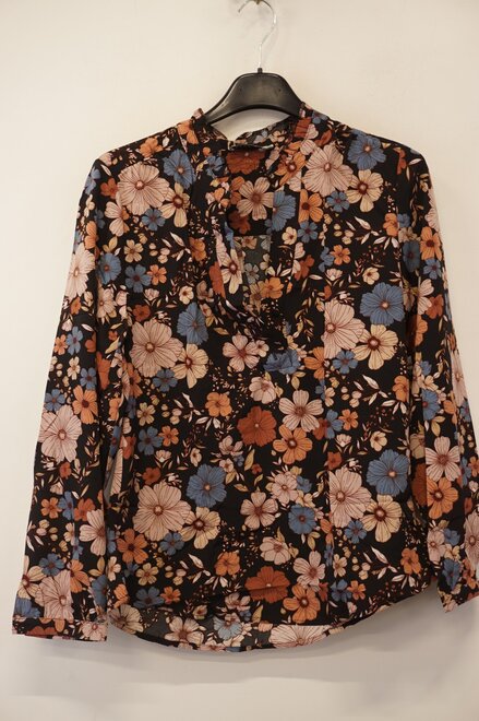 Garde-robe - Blouse - Zwart-roze