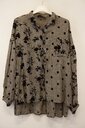 Garde-robe - Blouse - Zwart-beige