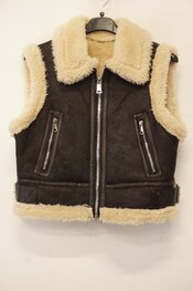 Garde-robe - Gilet - Zwart-beige