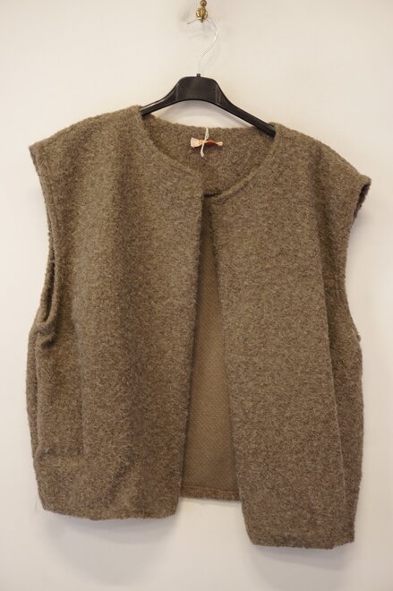 Garde-robe - Gilet - Taupe