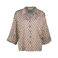 Amelie & Amelie - Blouse - Bruin-ecru