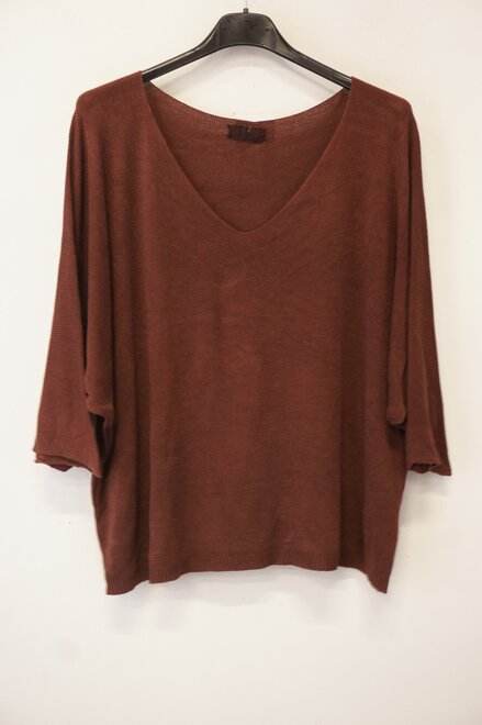 Garde-robe - Pull - Donker oranje