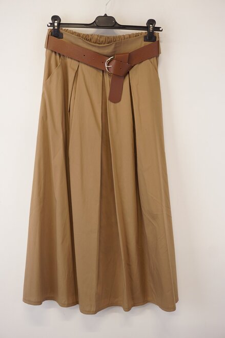 Garde-robe - Lange Rok - Camel