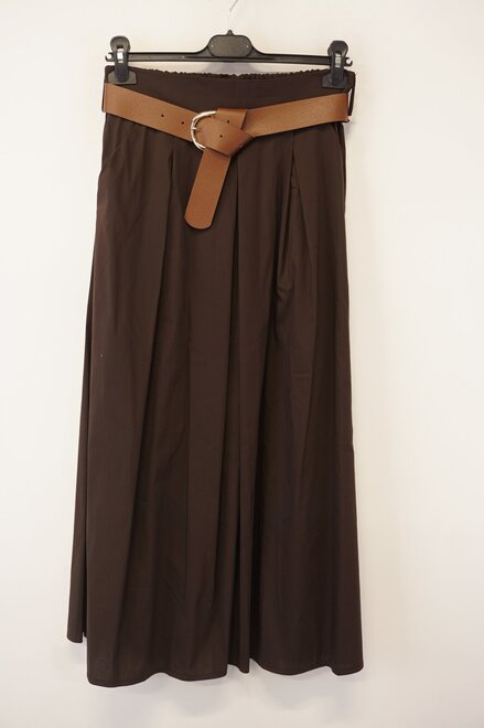 Garde-robe - Lange Rok - Bruin