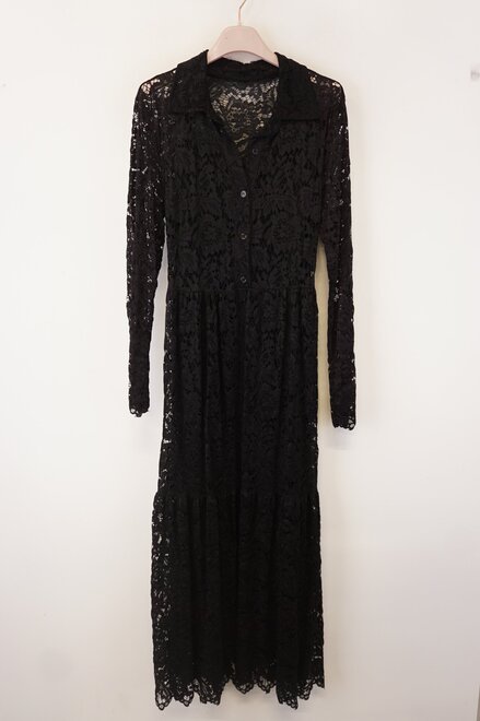 Garde-robe - Lang kleed - Zwart