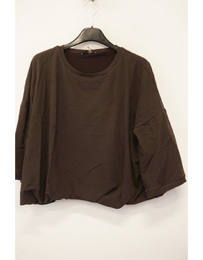 Garde-robe - T-shirt - Donker bruin