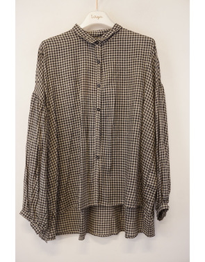 Garde-robe - Blouse - Zwart-beige
