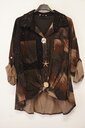 Garde-robe - Blouse - Zwart-bruin
