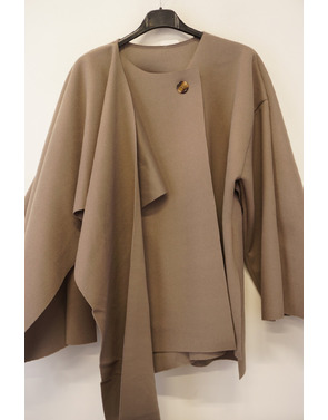 Garde-robe - Poncho - Taupe