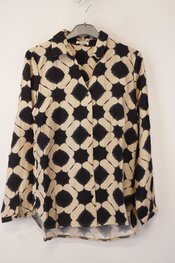 Garde-robe - Blouse - Zwart-beige