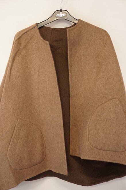 Garde-robe - Poncho - Bruin